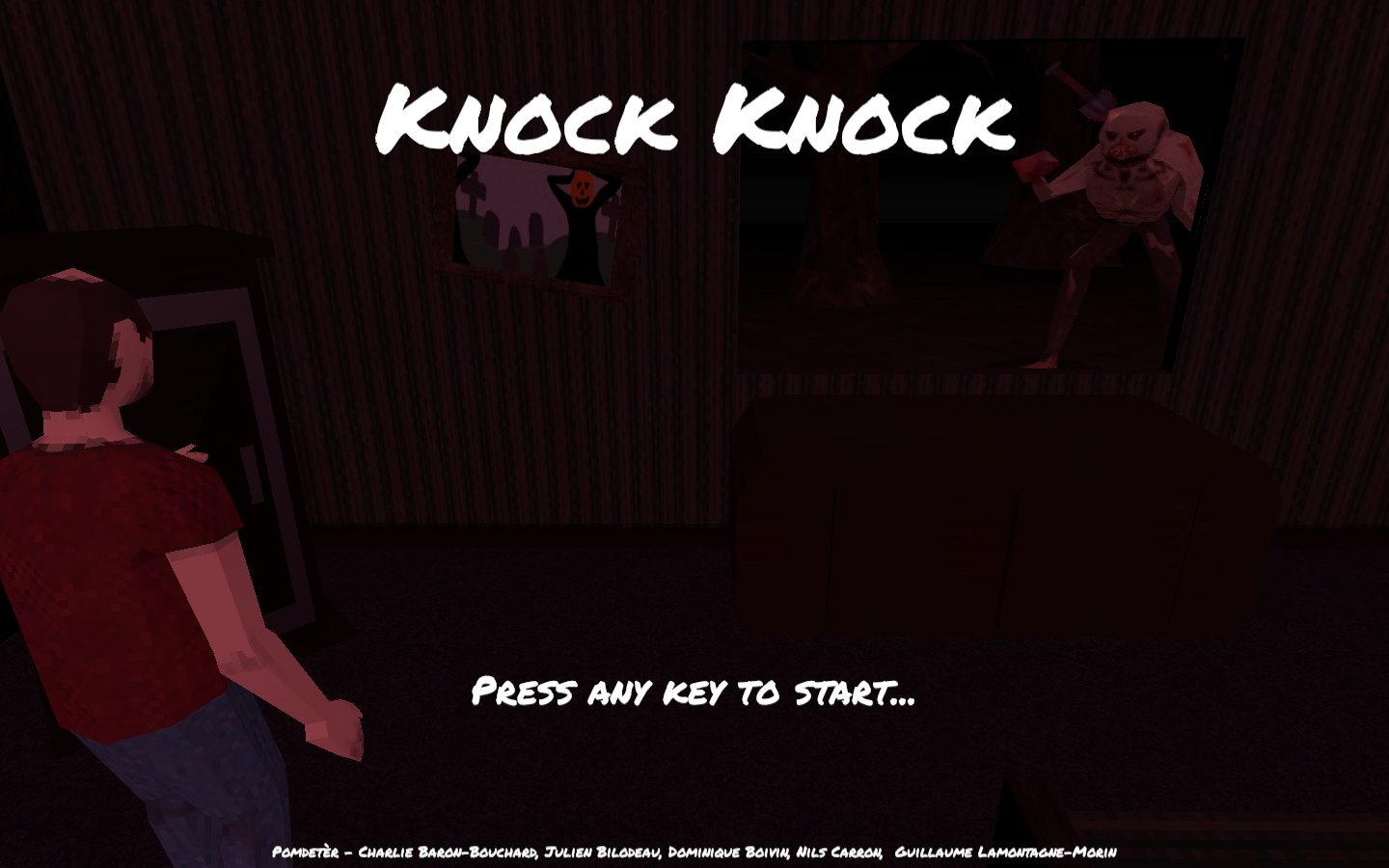 Screenshot of Knock Knock game