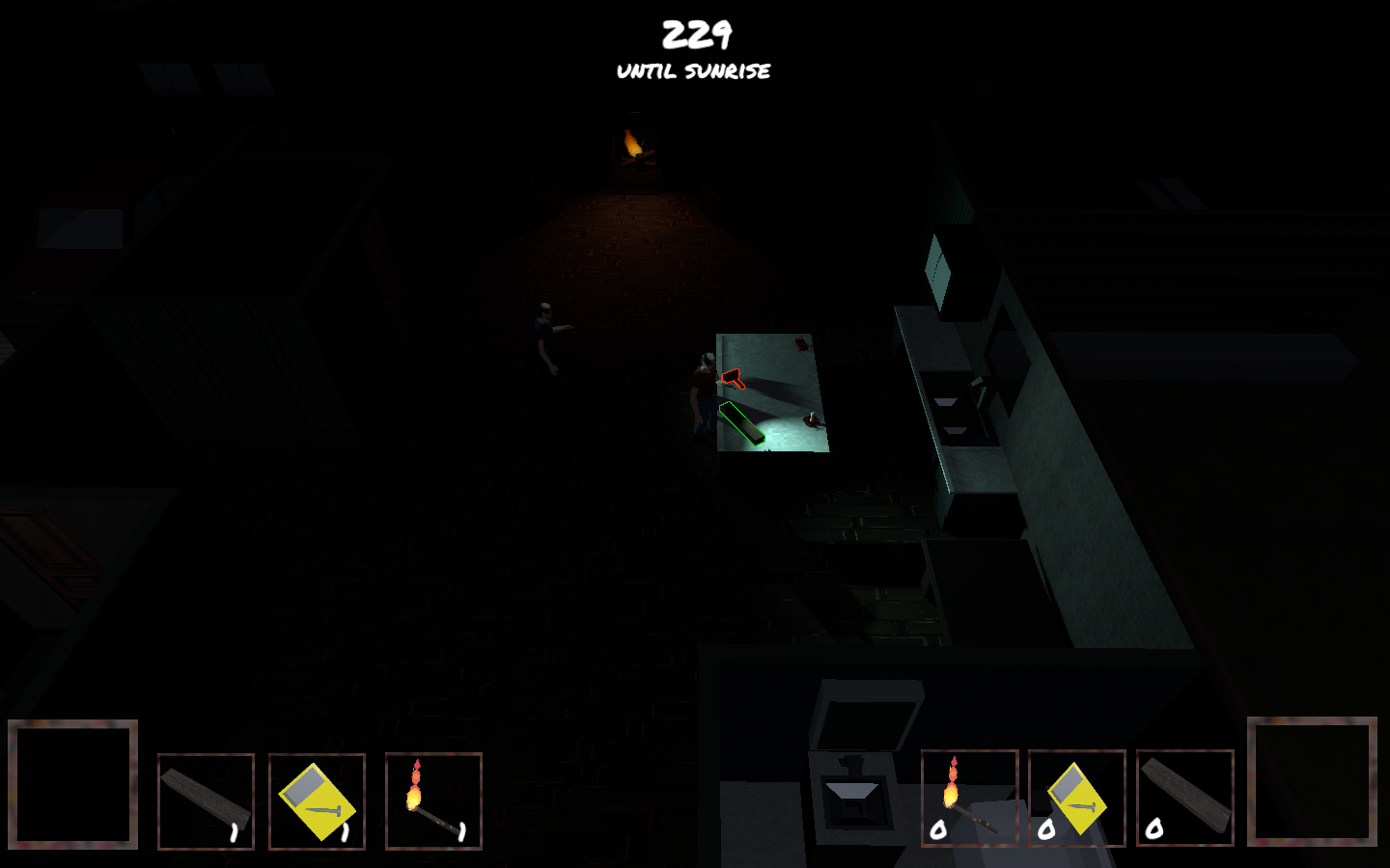 Gameplay screenshot of Knock Knock